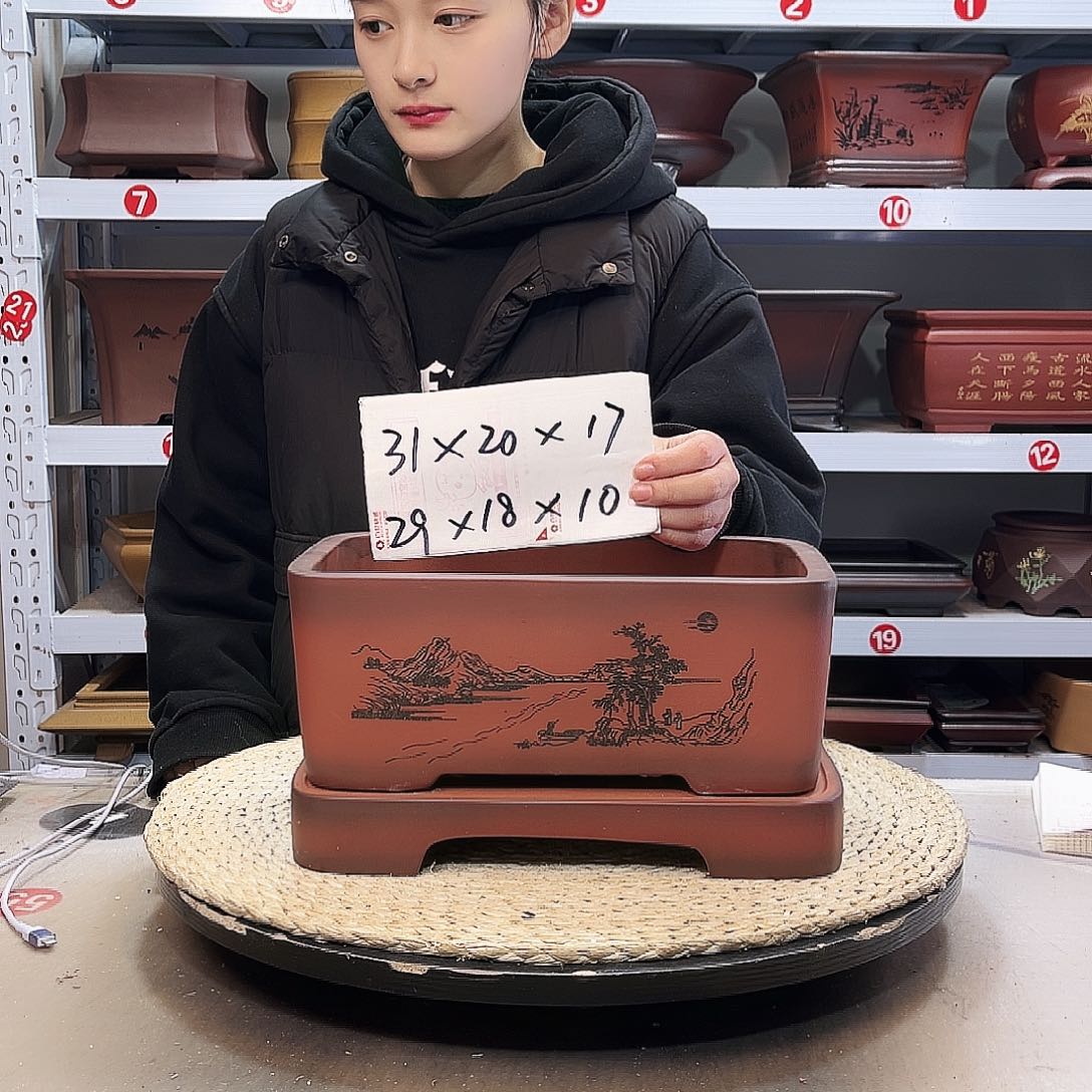 紫砂花盆紫砂花盆