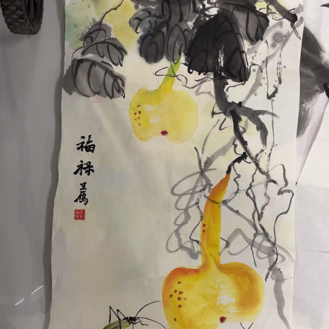 国画胡小春老师绘画