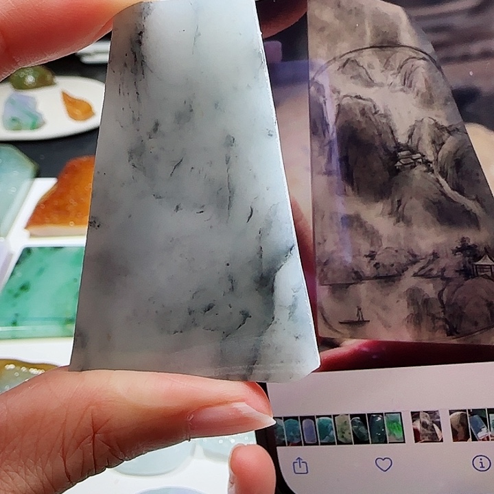 定制翡翠未镶嵌翡翠挂件