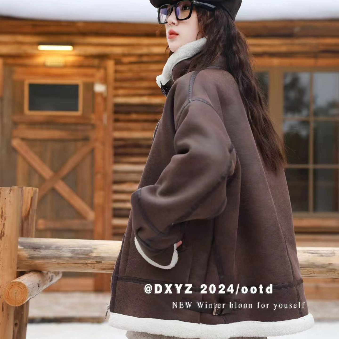 东2024【X】12月15日 男童女童时尚深咖色棉衣6136-