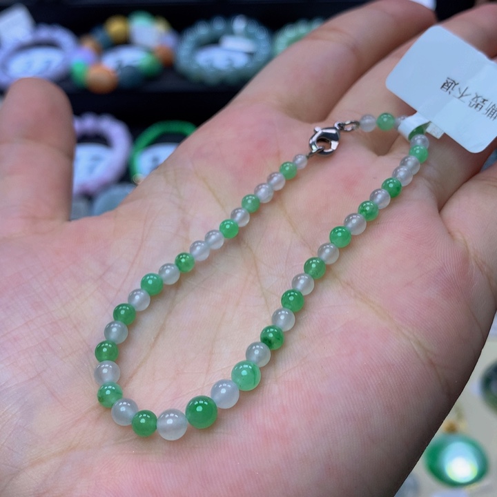未镶嵌翡翠手链翡翠