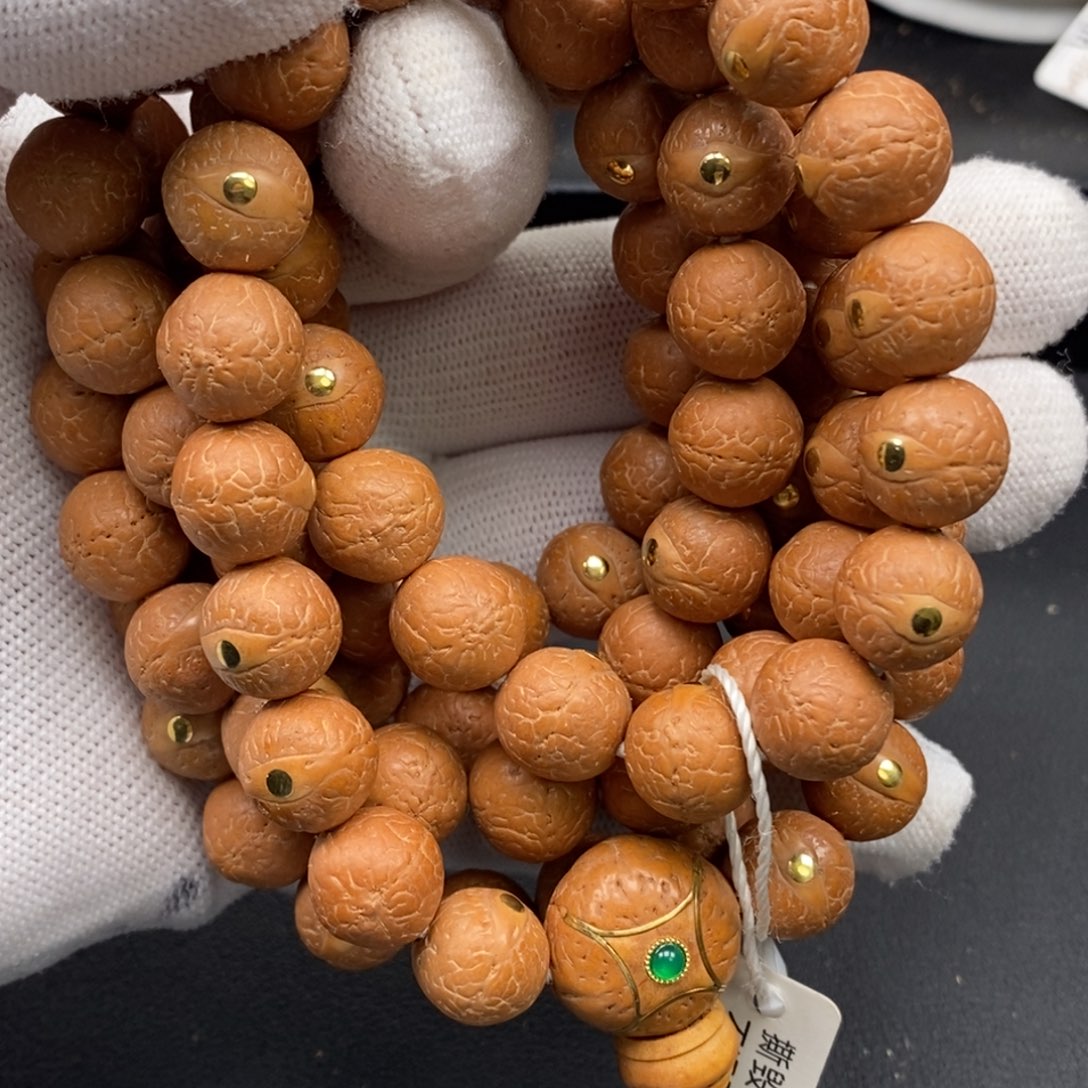 凤眼菩提吊坠铜钉11.5mm110颗