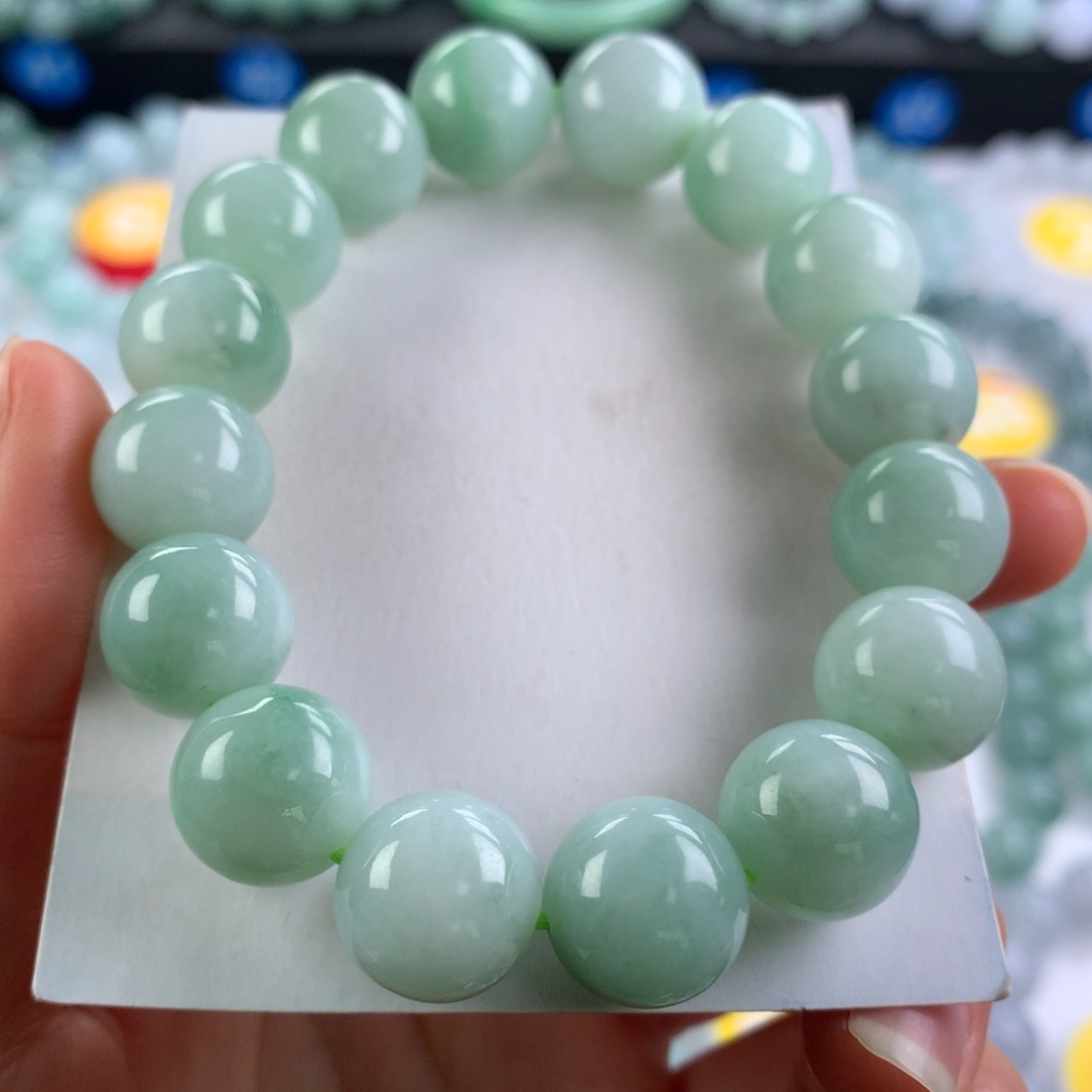 翡翠未镶嵌手链卡13