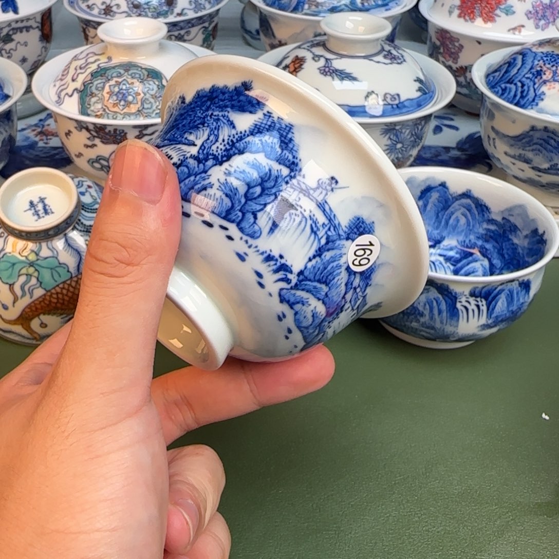 彦祖纯手工手绘茶具169