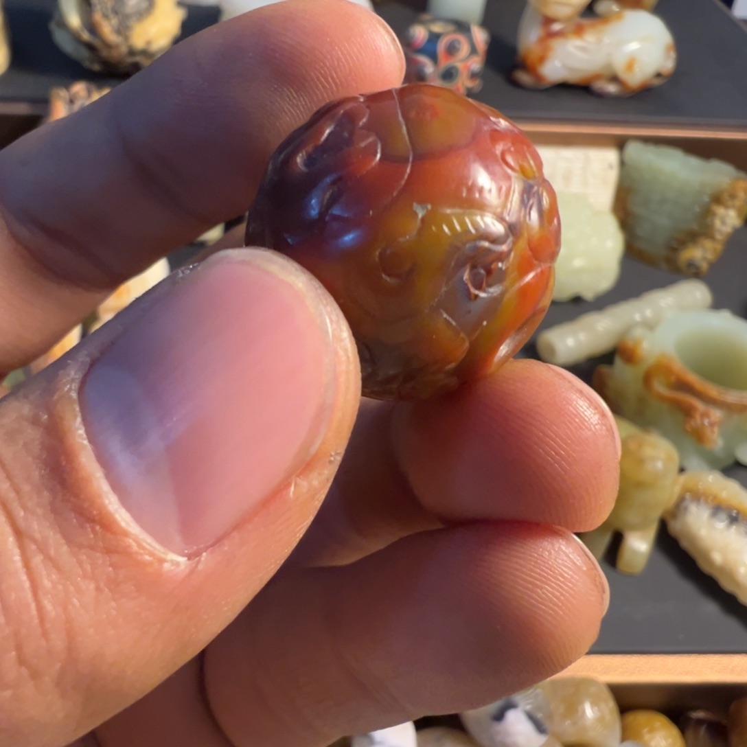 和田玉聚盛和未镶嵌佛**得