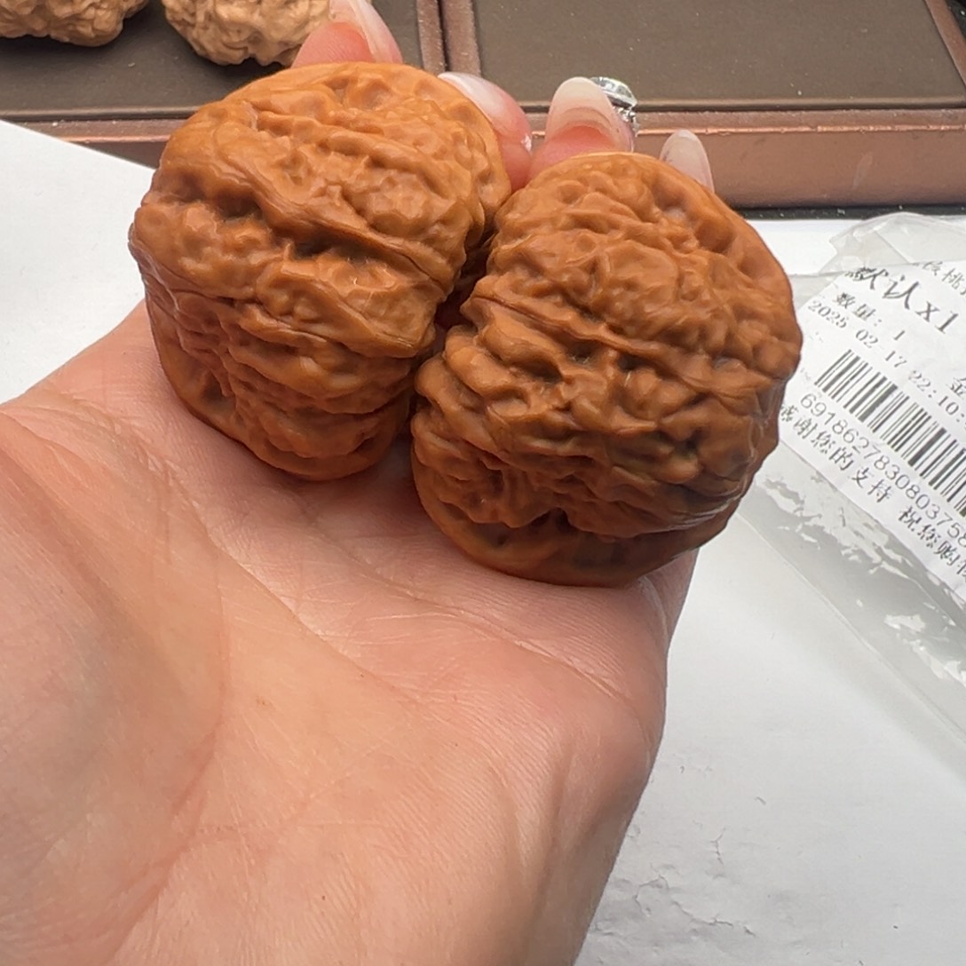 文玩核桃把件蛤蟆42丽