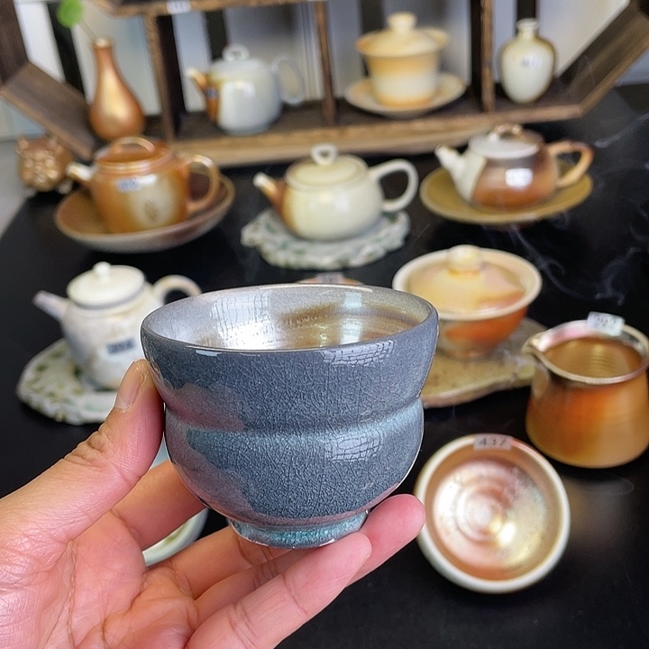 燃薪柴烧茶器主人杯