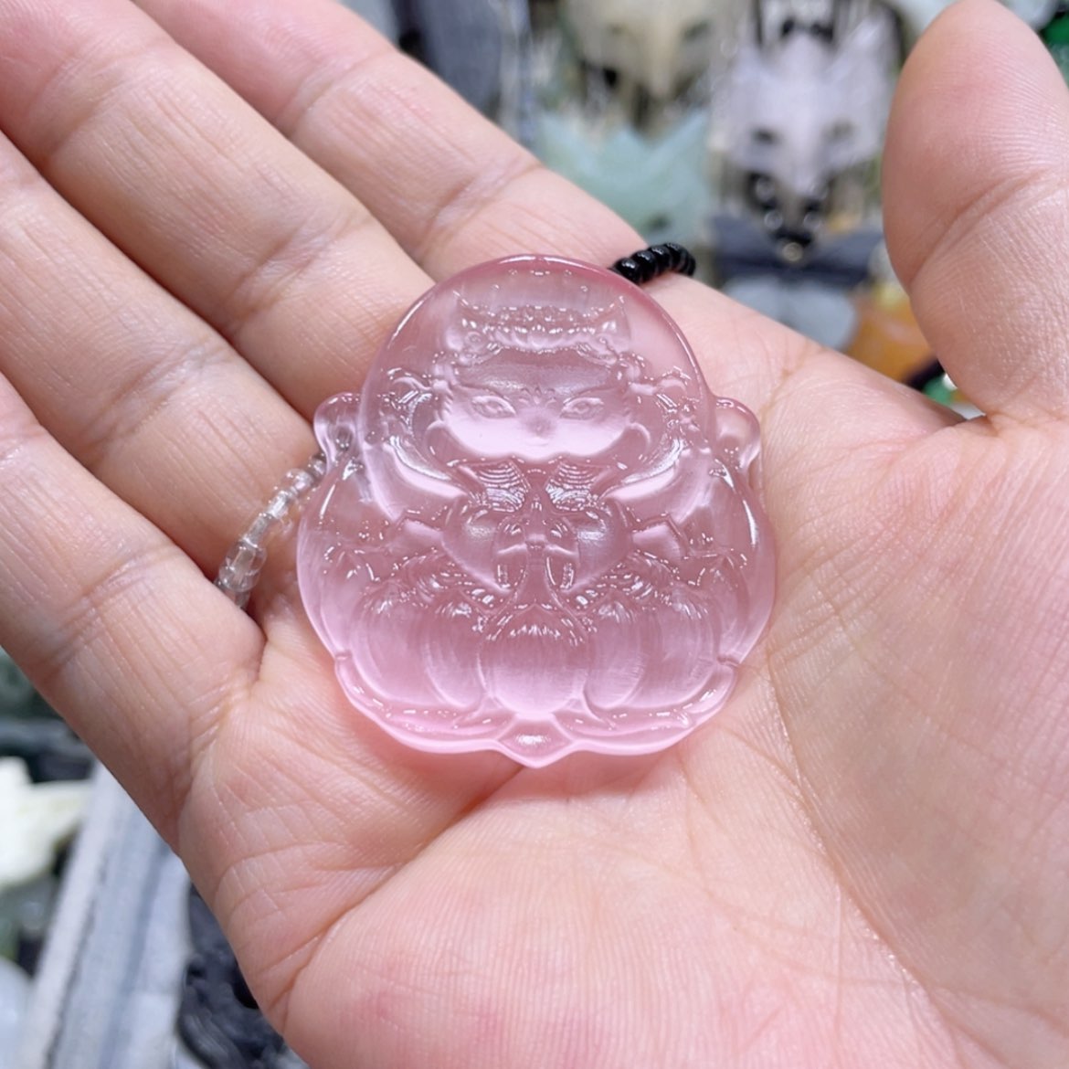 【闪购商品】岫玉未镶嵌颈饰?***芙27吊坠