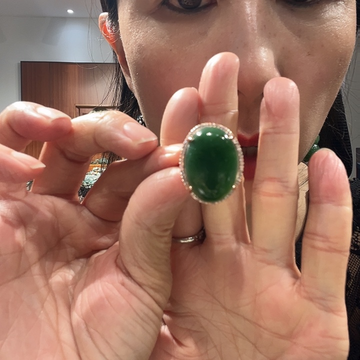 未镶嵌岫玉毛衣链