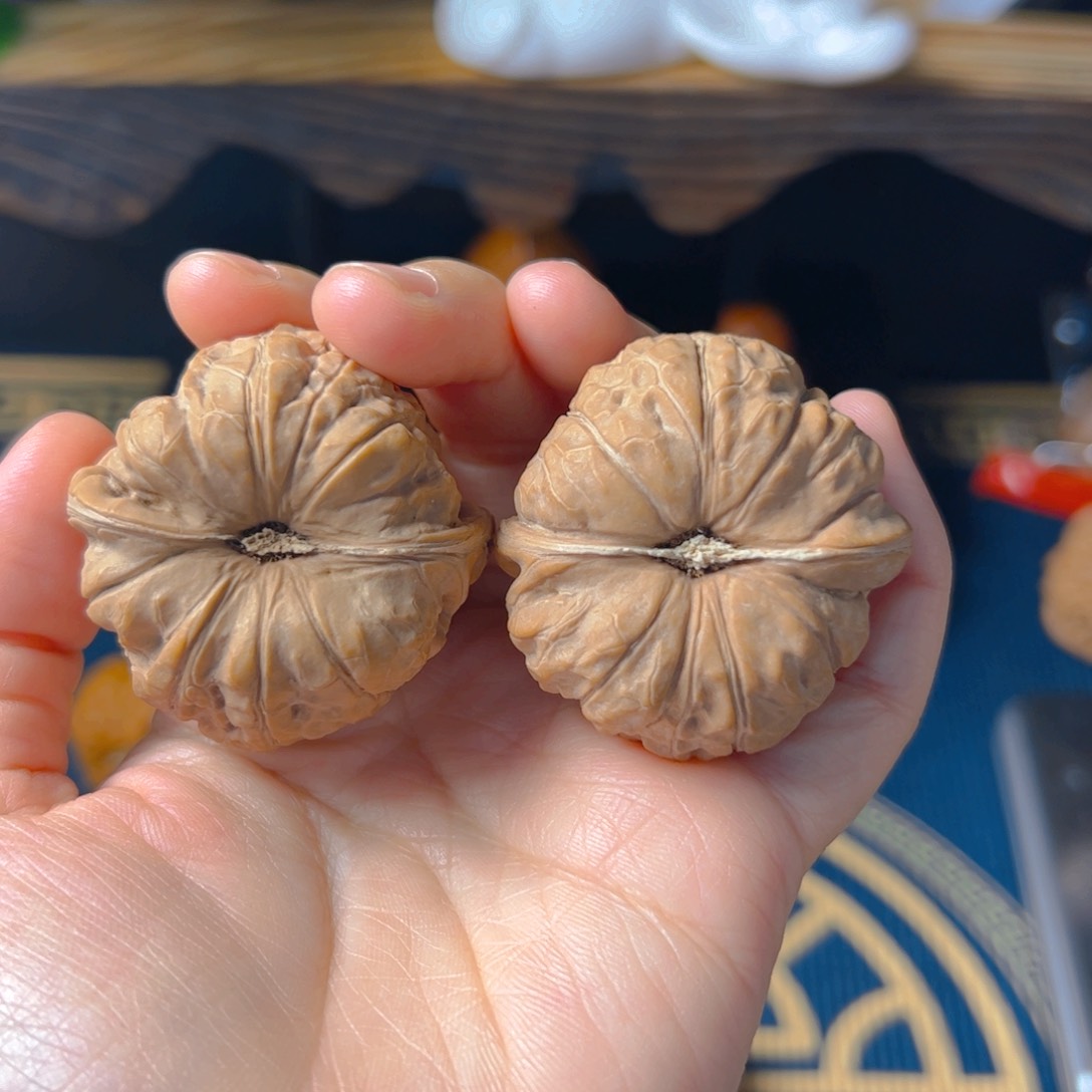 文玩核桃把件南瓜墩