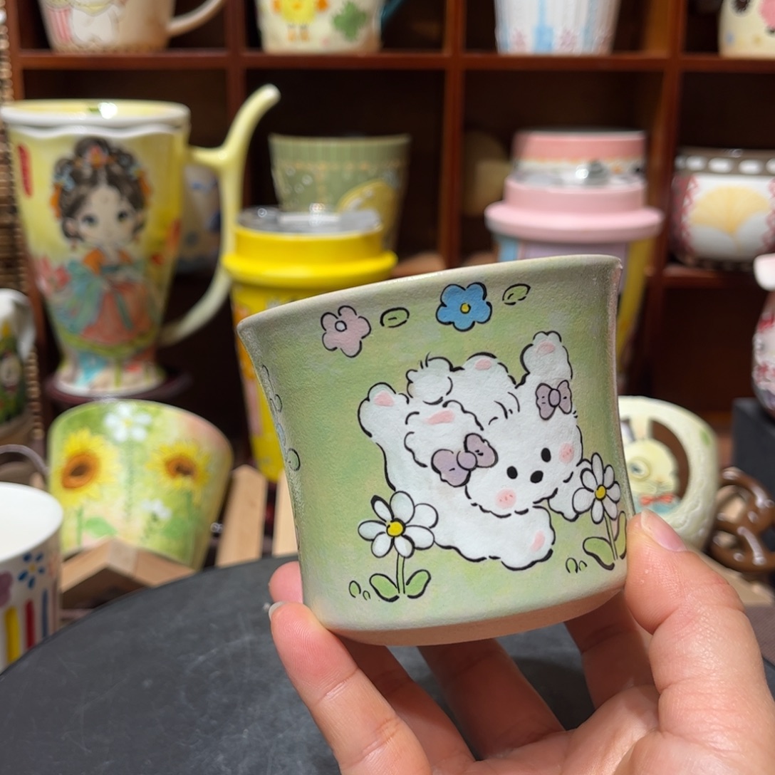 杯子陶景德镇陶瓷马克杯