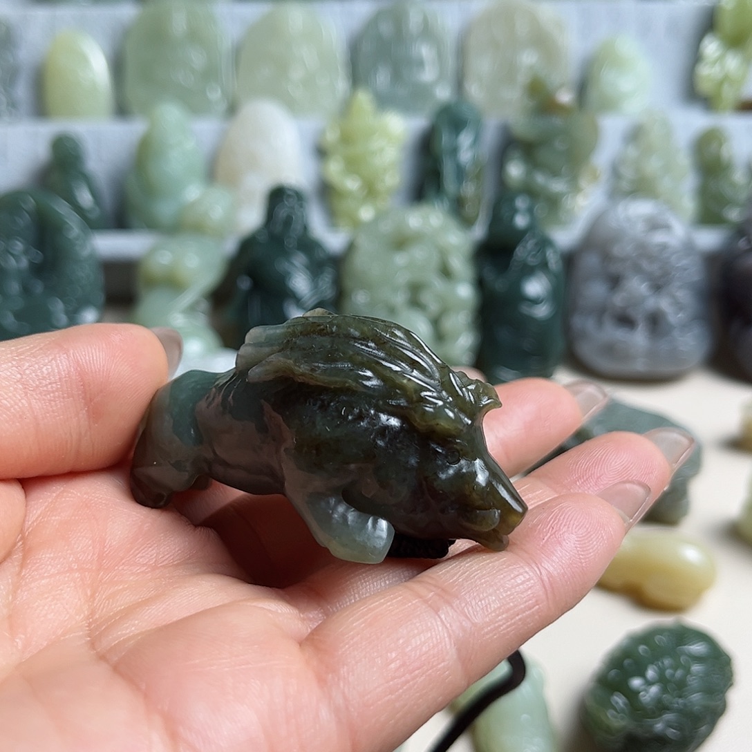 方***尚和田玉未镶嵌挂件