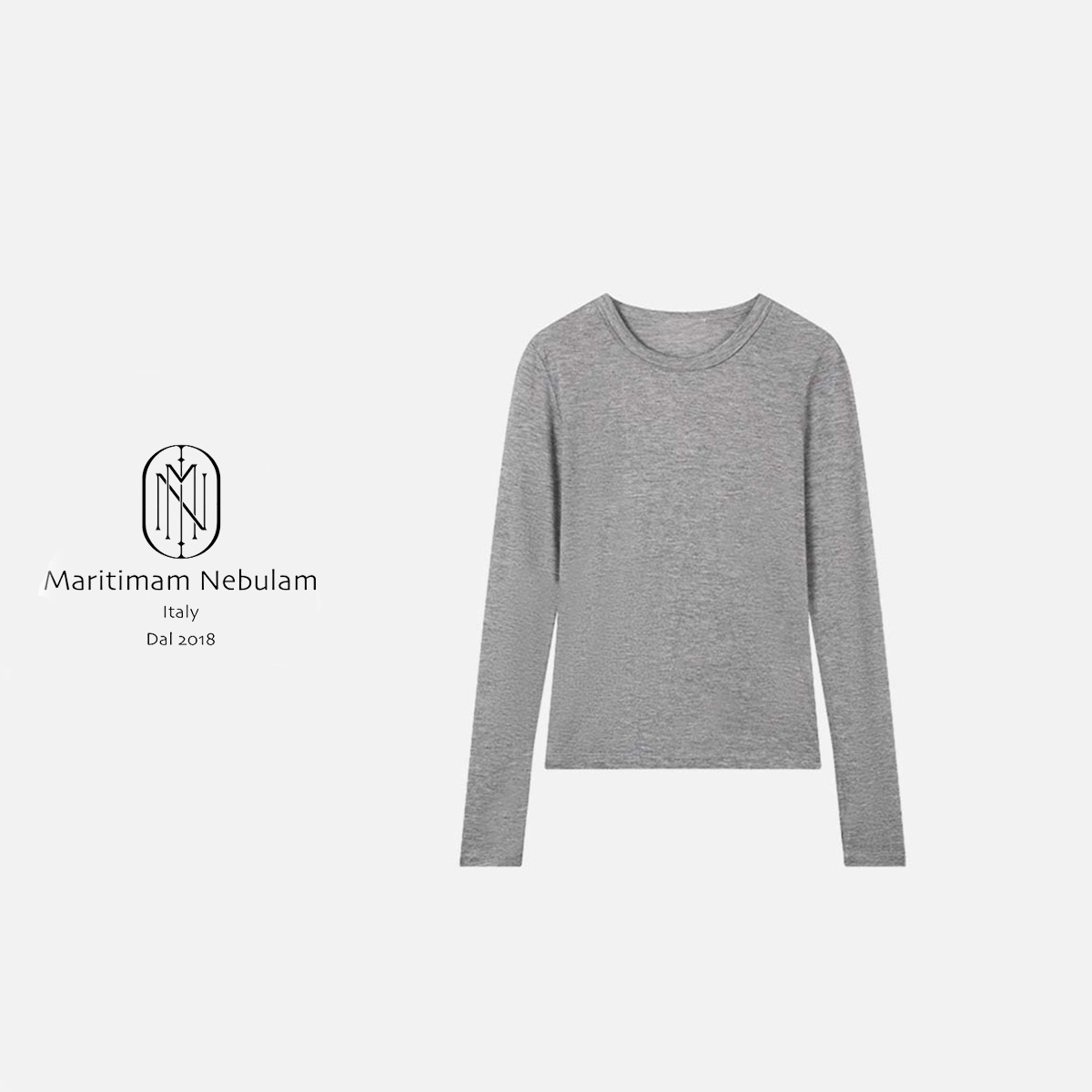 MN2.0圆领纯色打底衫通勤风T恤上衣 SZ1438