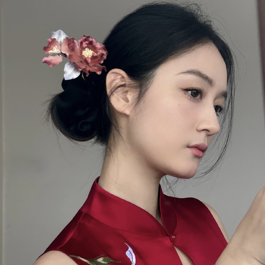 绒梦花语_非遗绒花 默认微瑕 少许色差