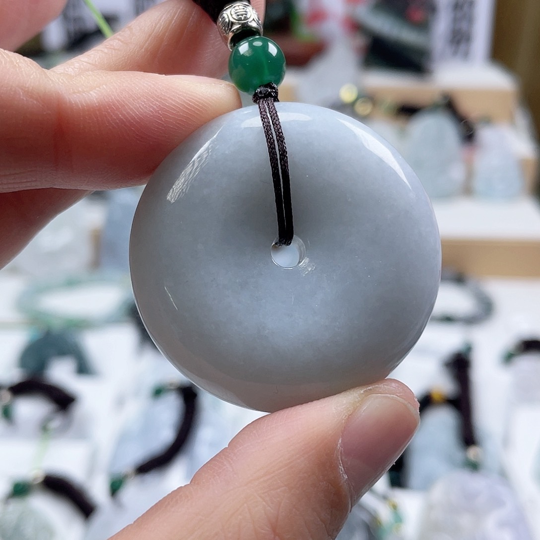 翡翠颈饰未镶嵌0860挂件