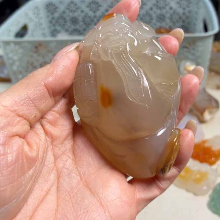 玛瑙/玉髓未镶嵌吊坠(不含链)