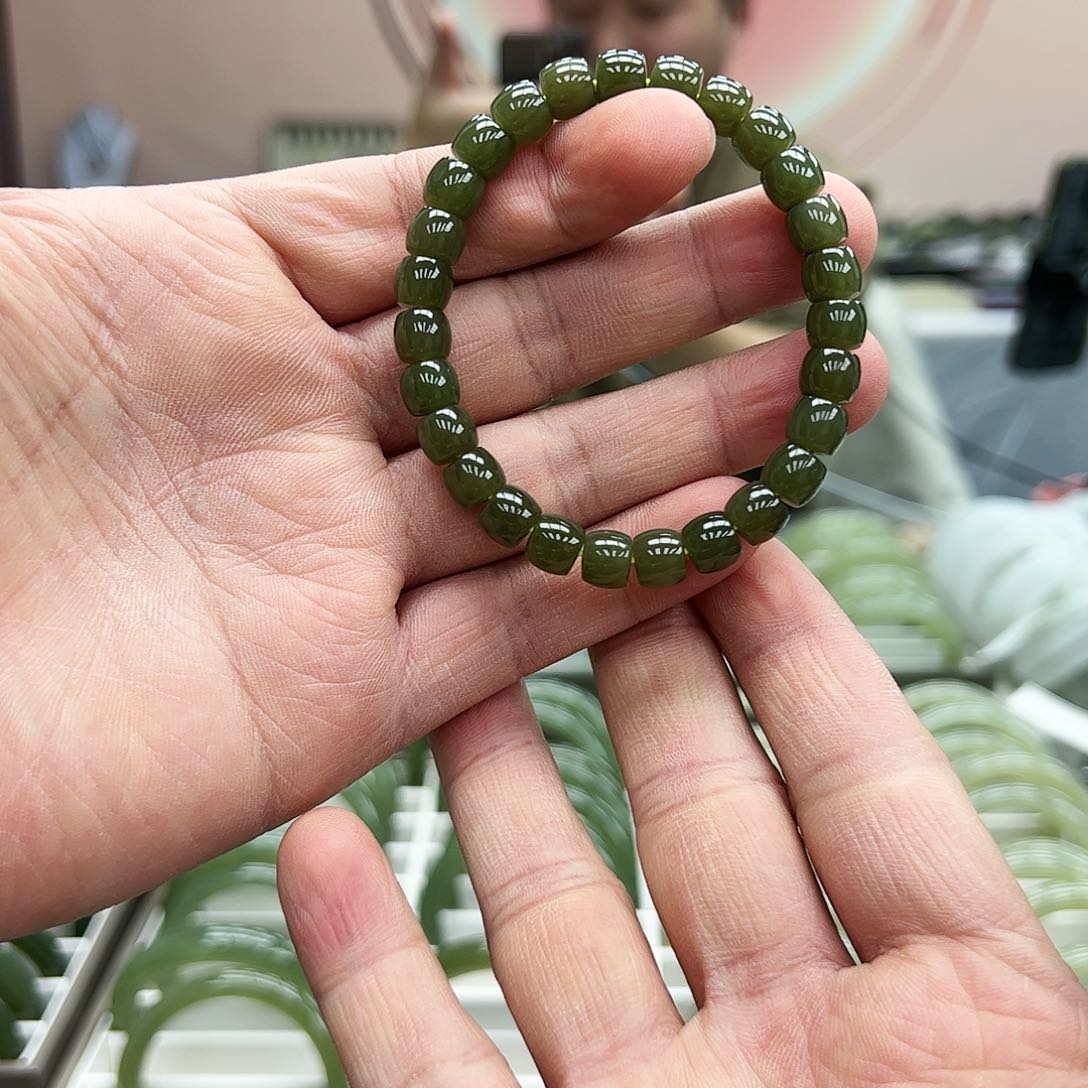 和田玉手串未镶嵌