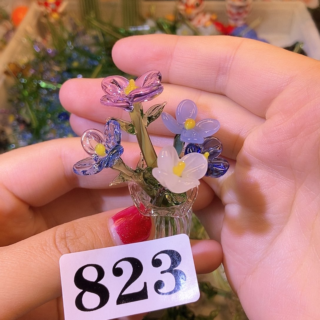 琉璃手工艺品823花瓶