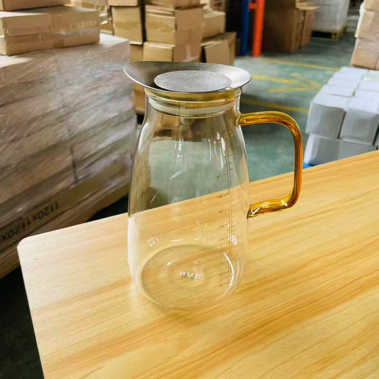 钛盖胖胖泡茶壶冷热水壶1100ml