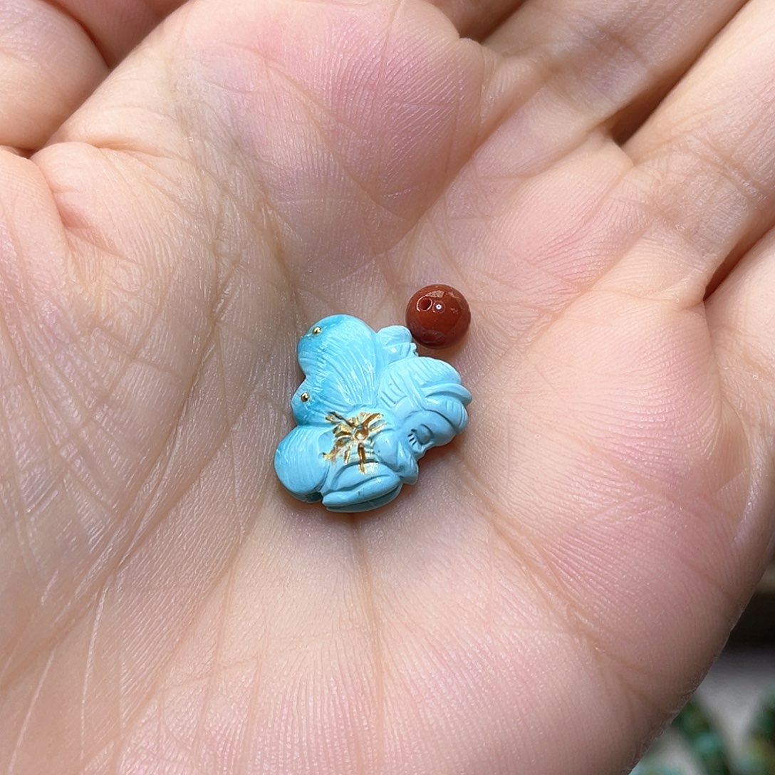 小***忧南红玛瑙配饰未镶嵌