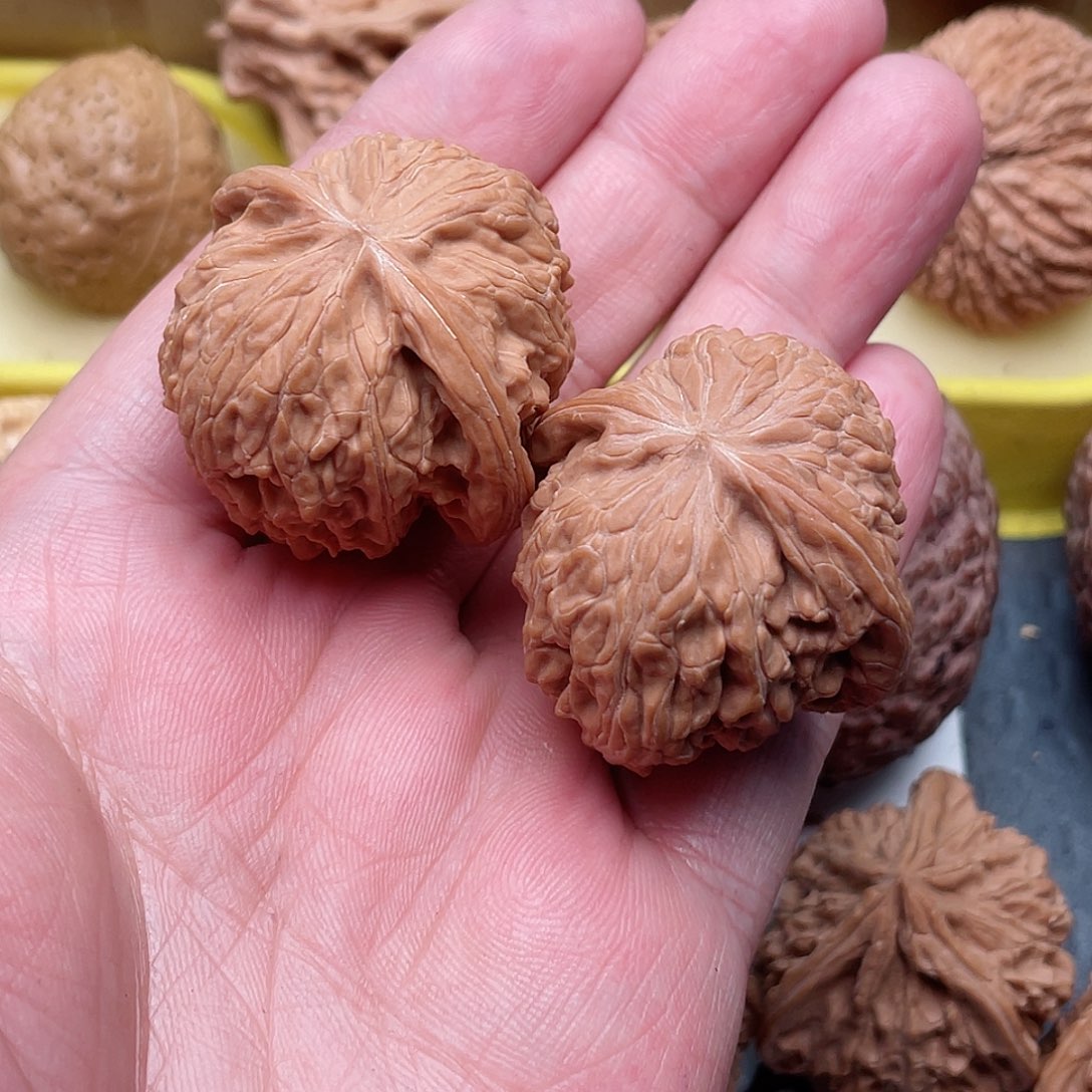 文玩核桃把件Q**?磨盘