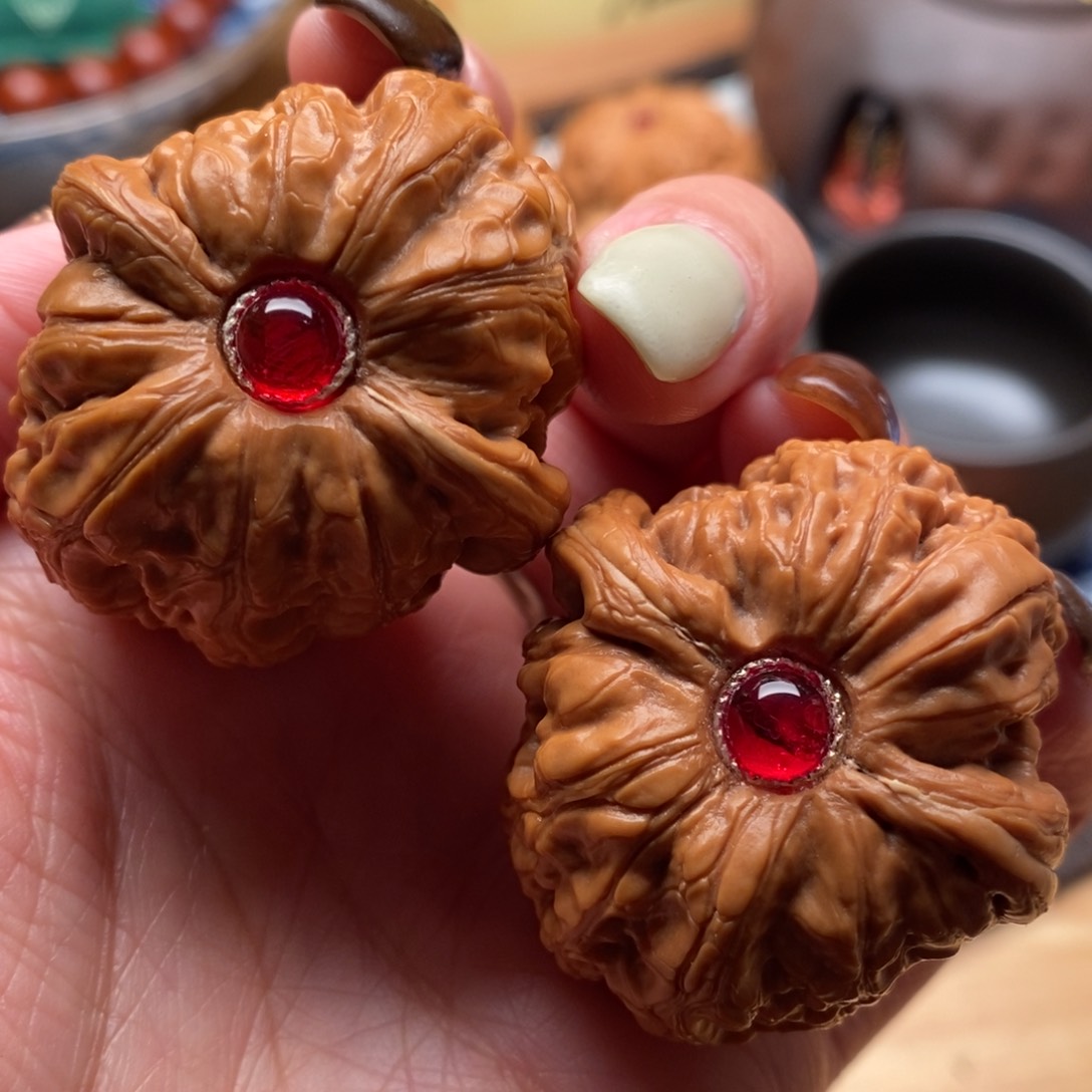 把件文玩核桃40尺寸全品平谷元宝