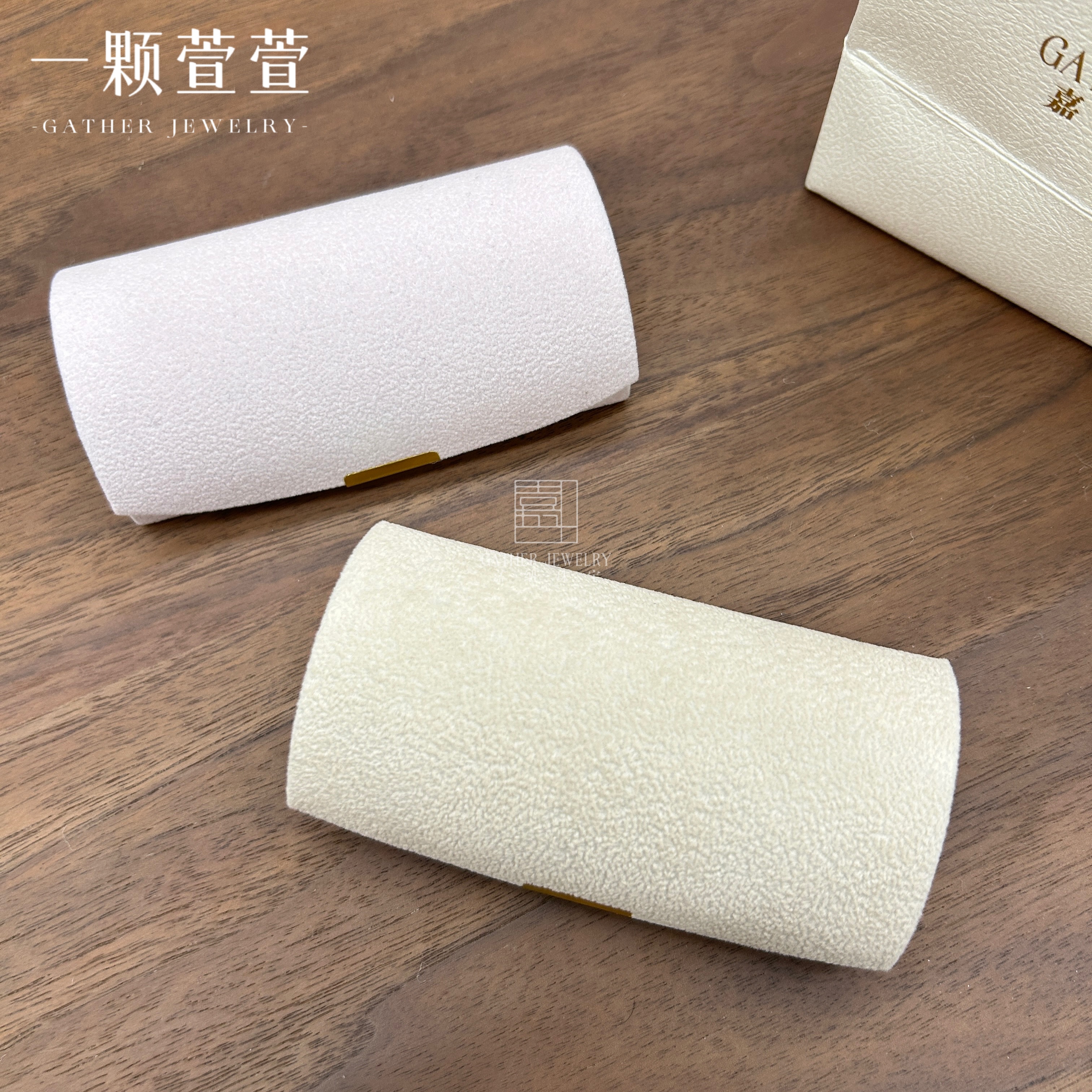 首饰盒/箱 【粉丝福利】一颗萱萱精致口红珠宝首饰盒便携轻奢质感