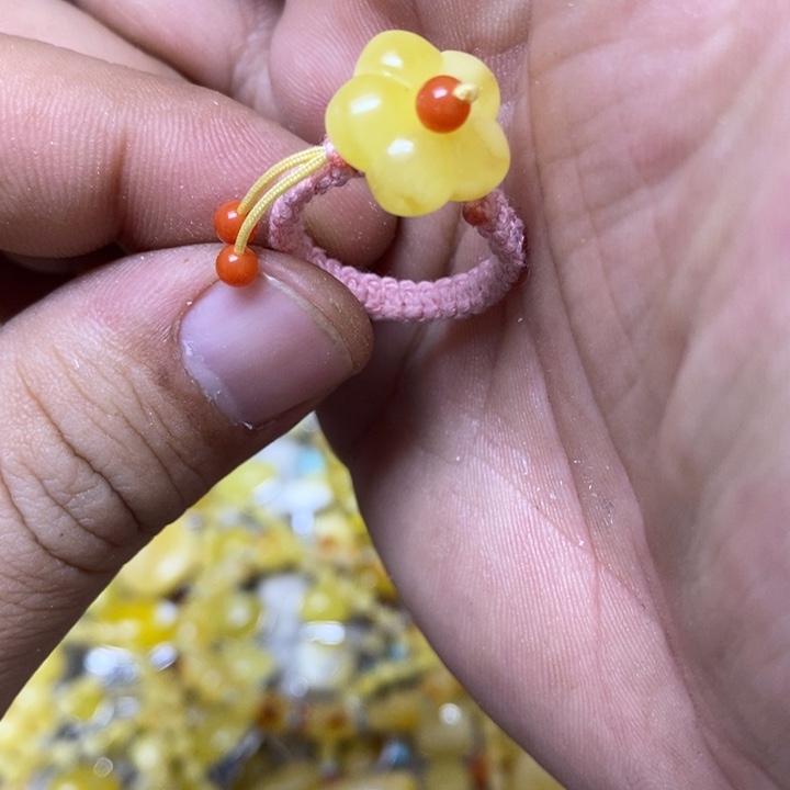 蜜蜡未镶嵌裸石戒指