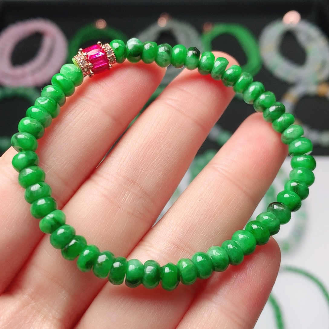 翡翠未镶嵌手链翡翠