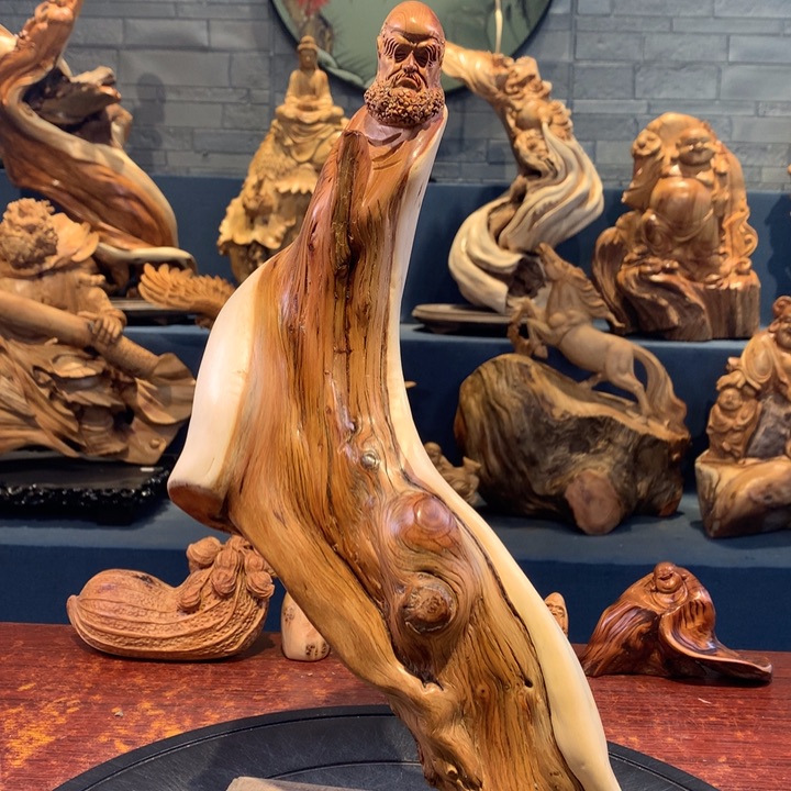 柏木（崖柏）根雕摆件