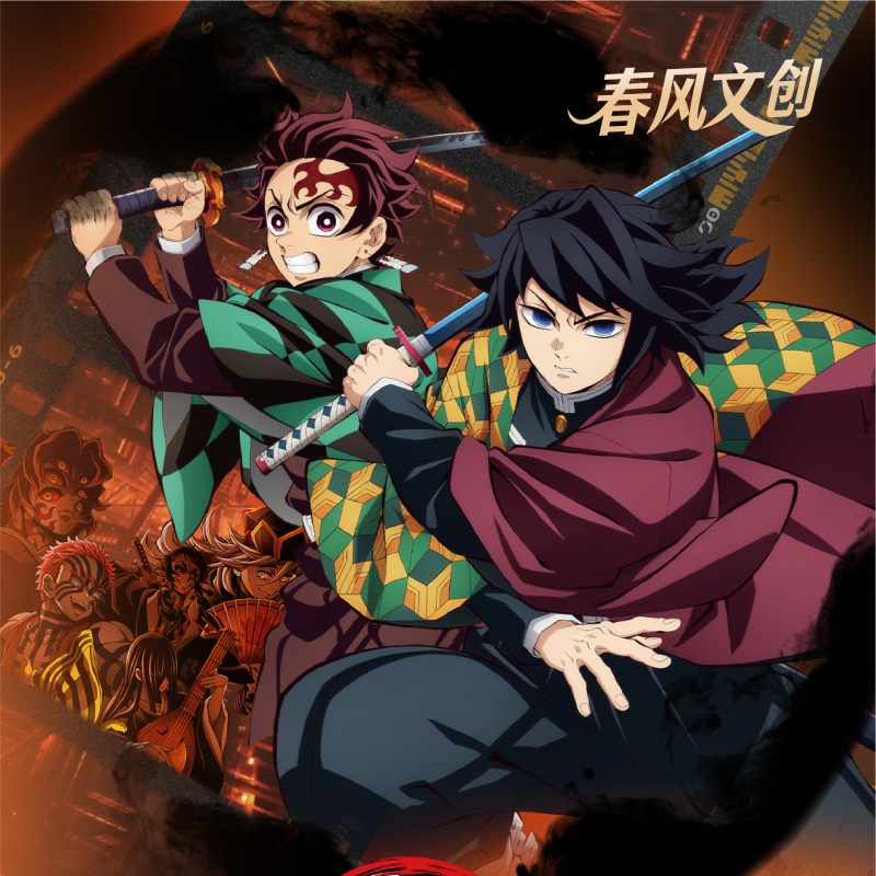 【梨酱】转盘 春风文创·鬼灭之刃 吧唧盲盒 国版二创（代拆）