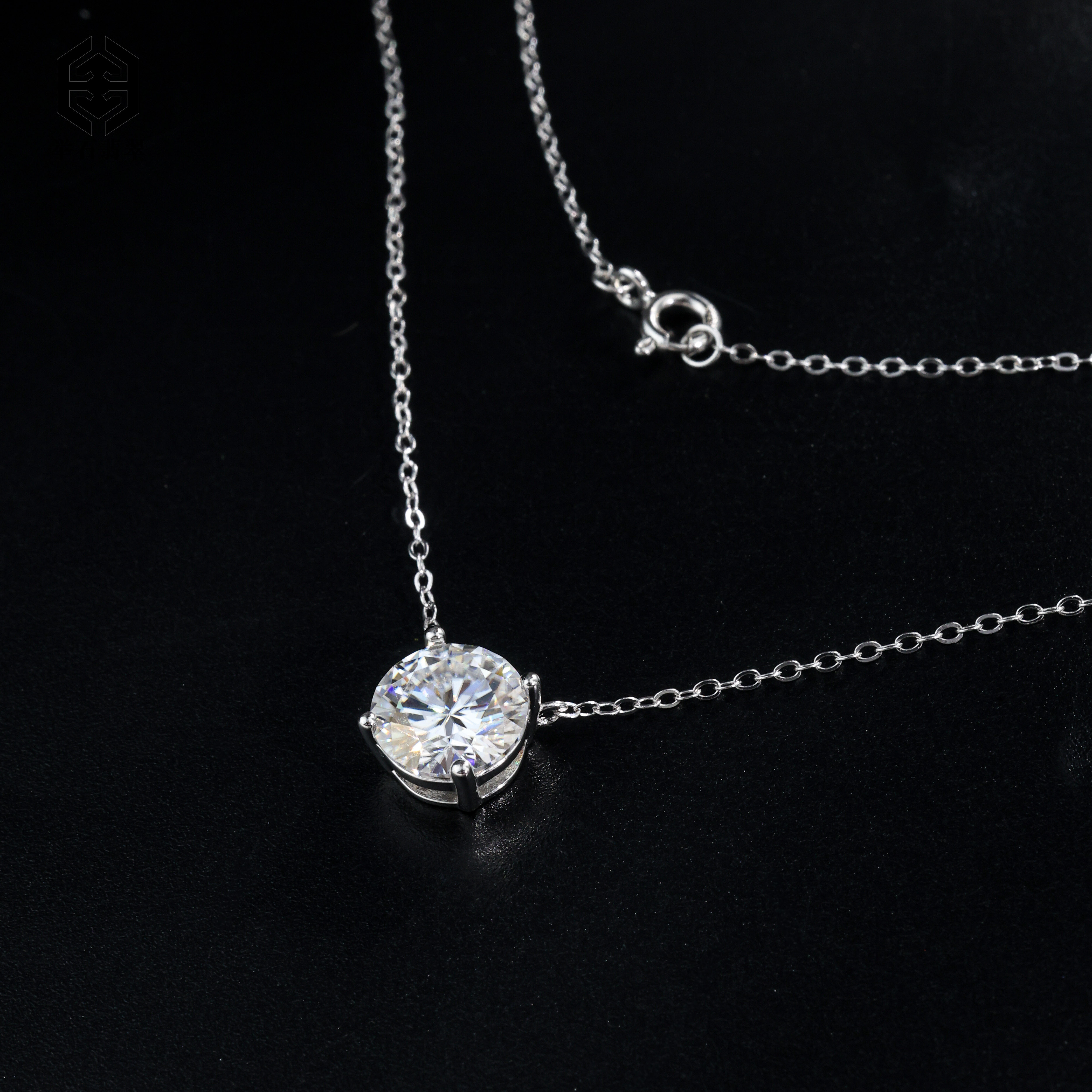 925银莫桑石银制品 TH1208-9819-15莫桑钻项链（一件/多样性）S
