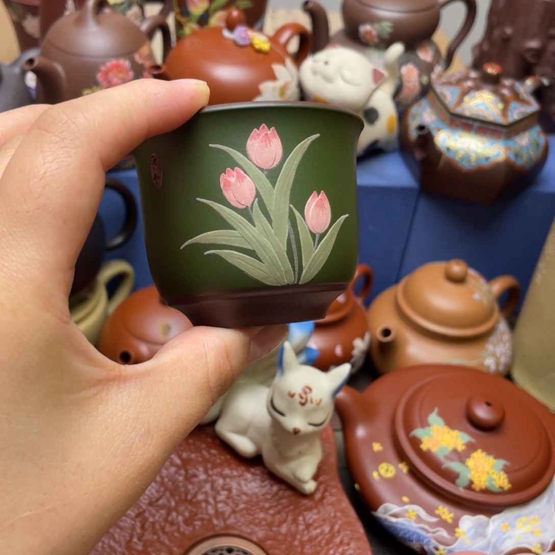 茶杯紫砂紫砂主人杯80c c