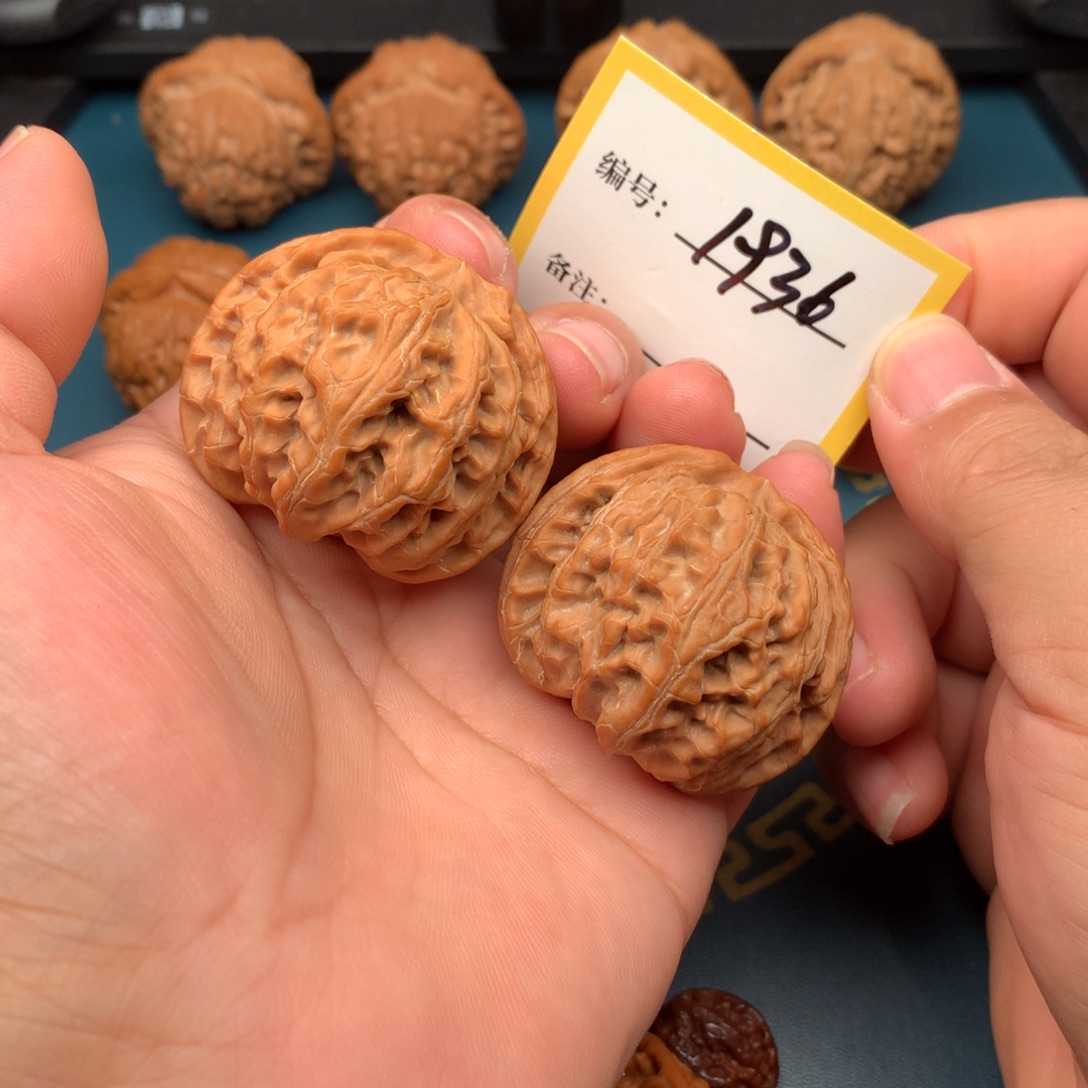 把件文玩核桃44全品苹果1936