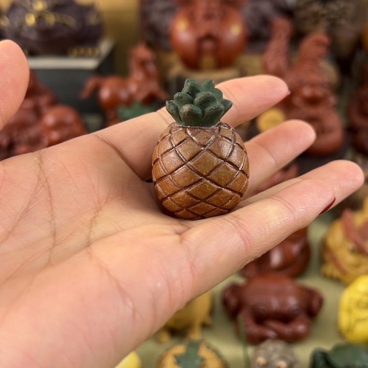 茶宠紫砂紫砂菠萝香插