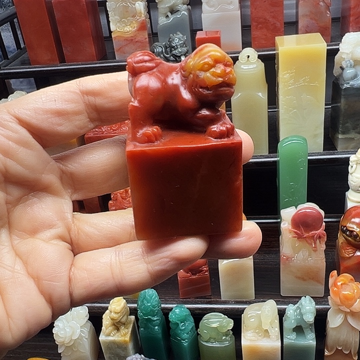 印石寿山石寿山石手工雕刻