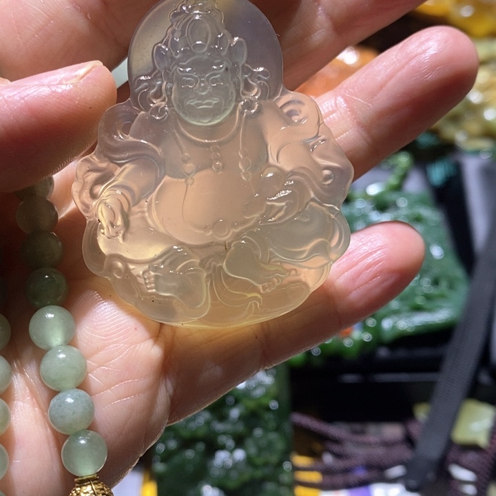 岫玉毛衣链未镶嵌