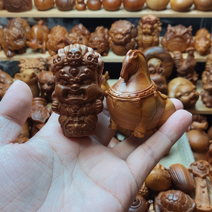 木质仙**菲崖柏木雕。。。