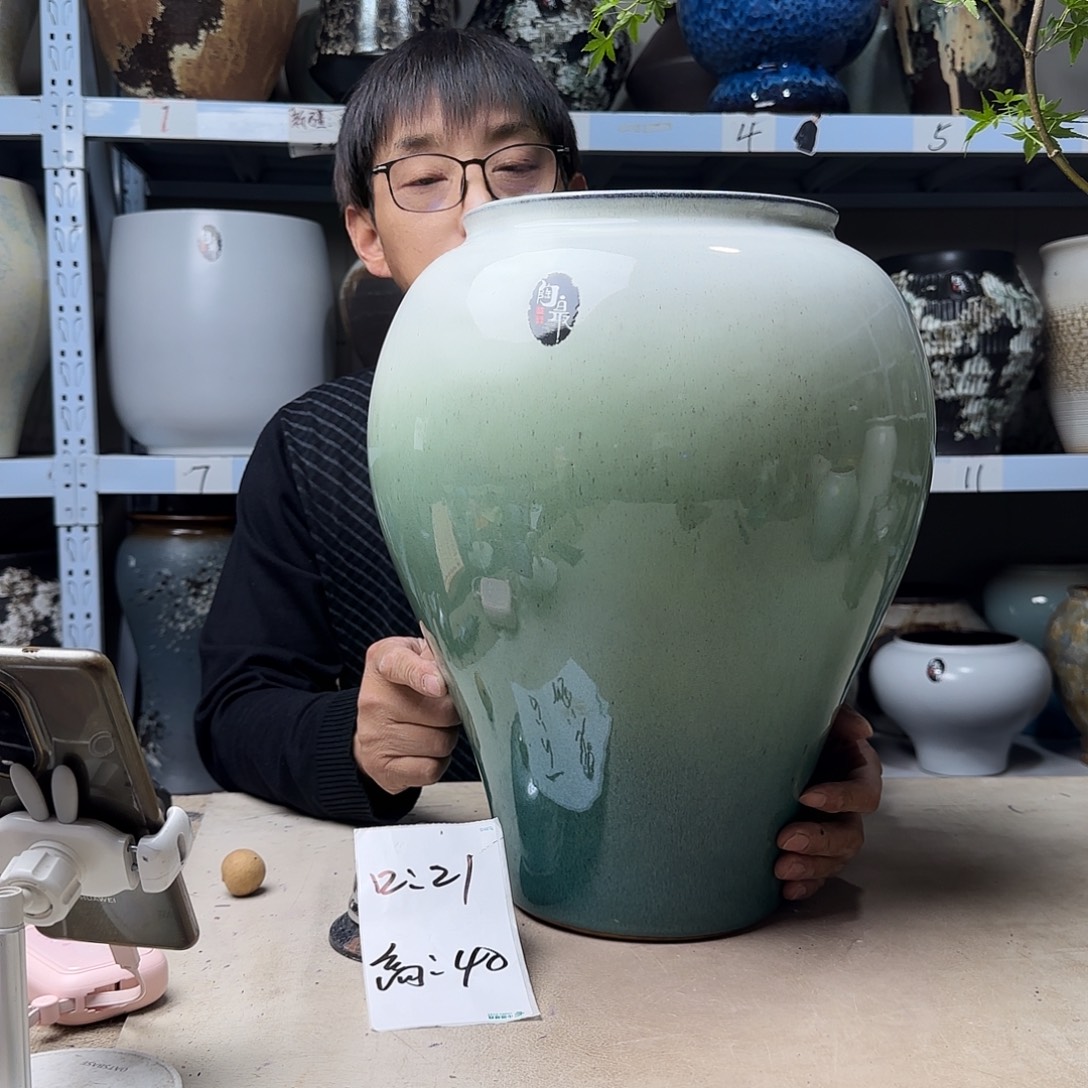 紫砂花盆尺寸21@40