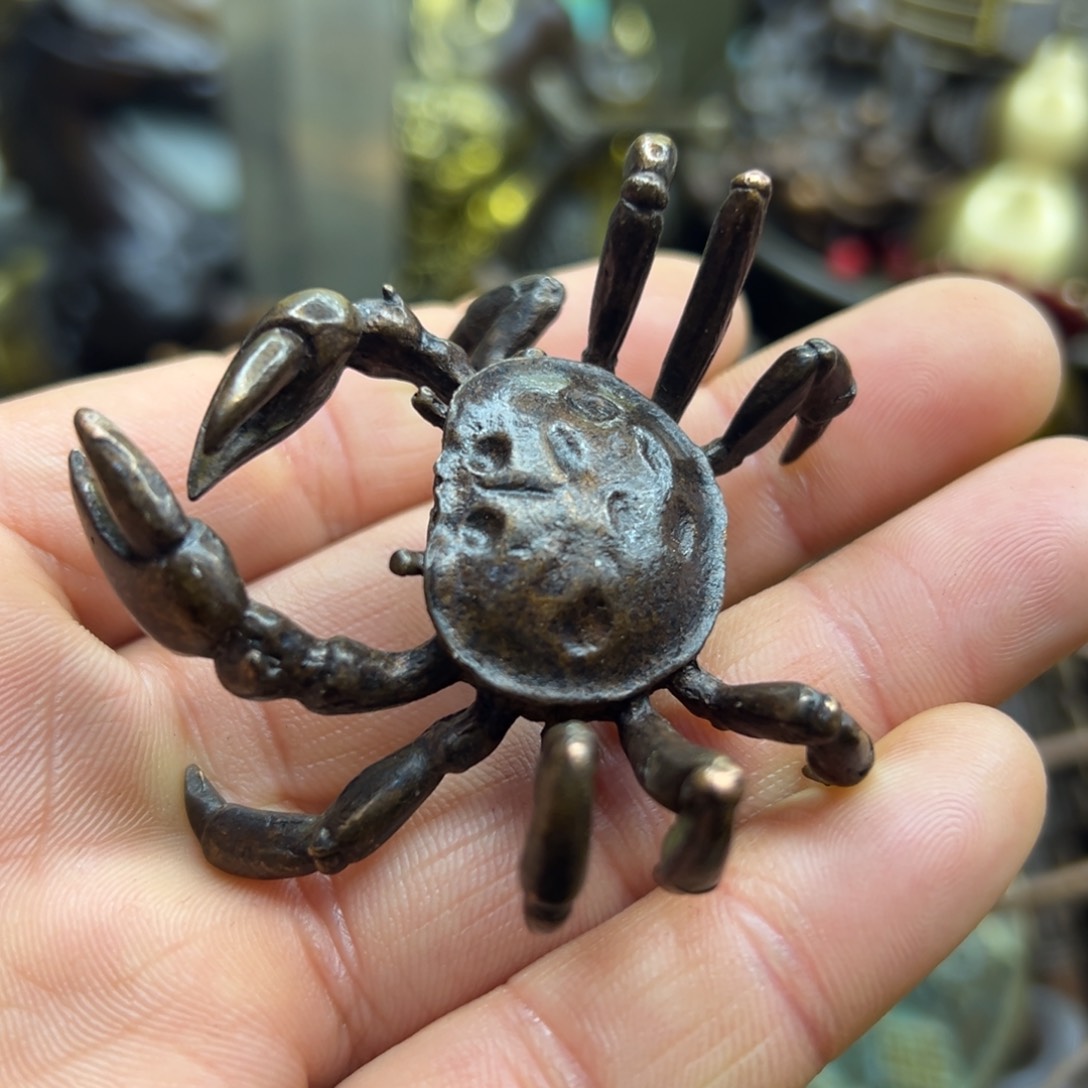 铜摆件欢迎欢迎你