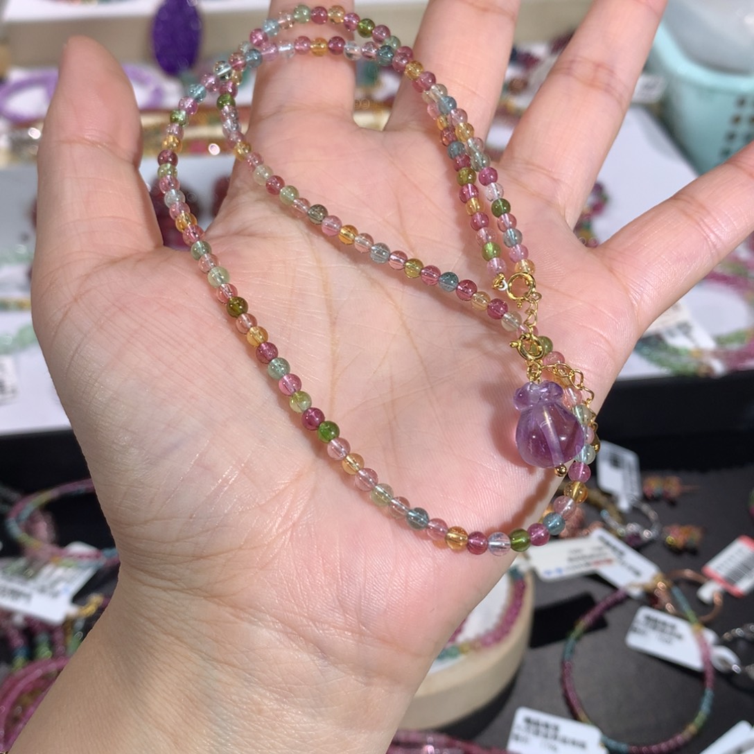 手串未镶嵌碧玺项链