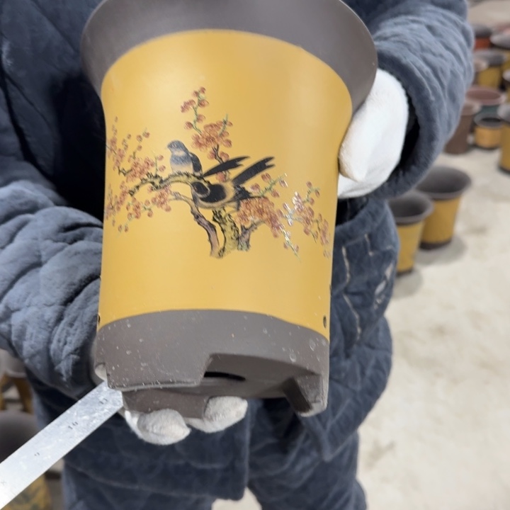 紫砂花盆紫砂花盆口径19