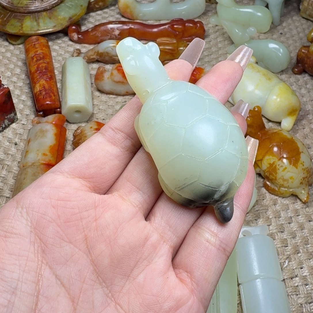 白玉菩提吊坠挂件