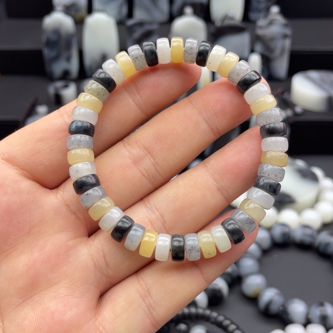 和田玉手串未镶嵌