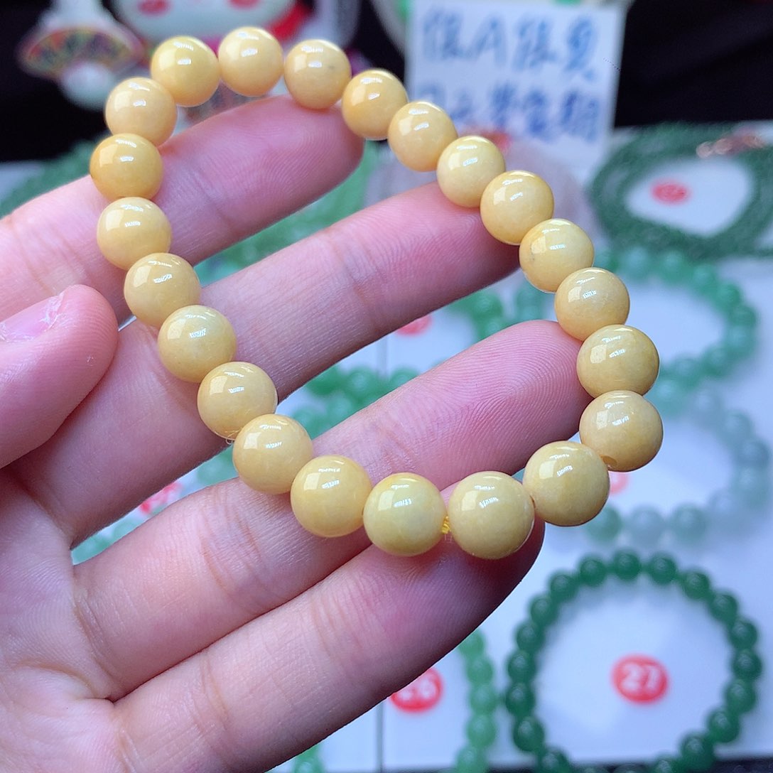 翡翠毛衣链未镶嵌