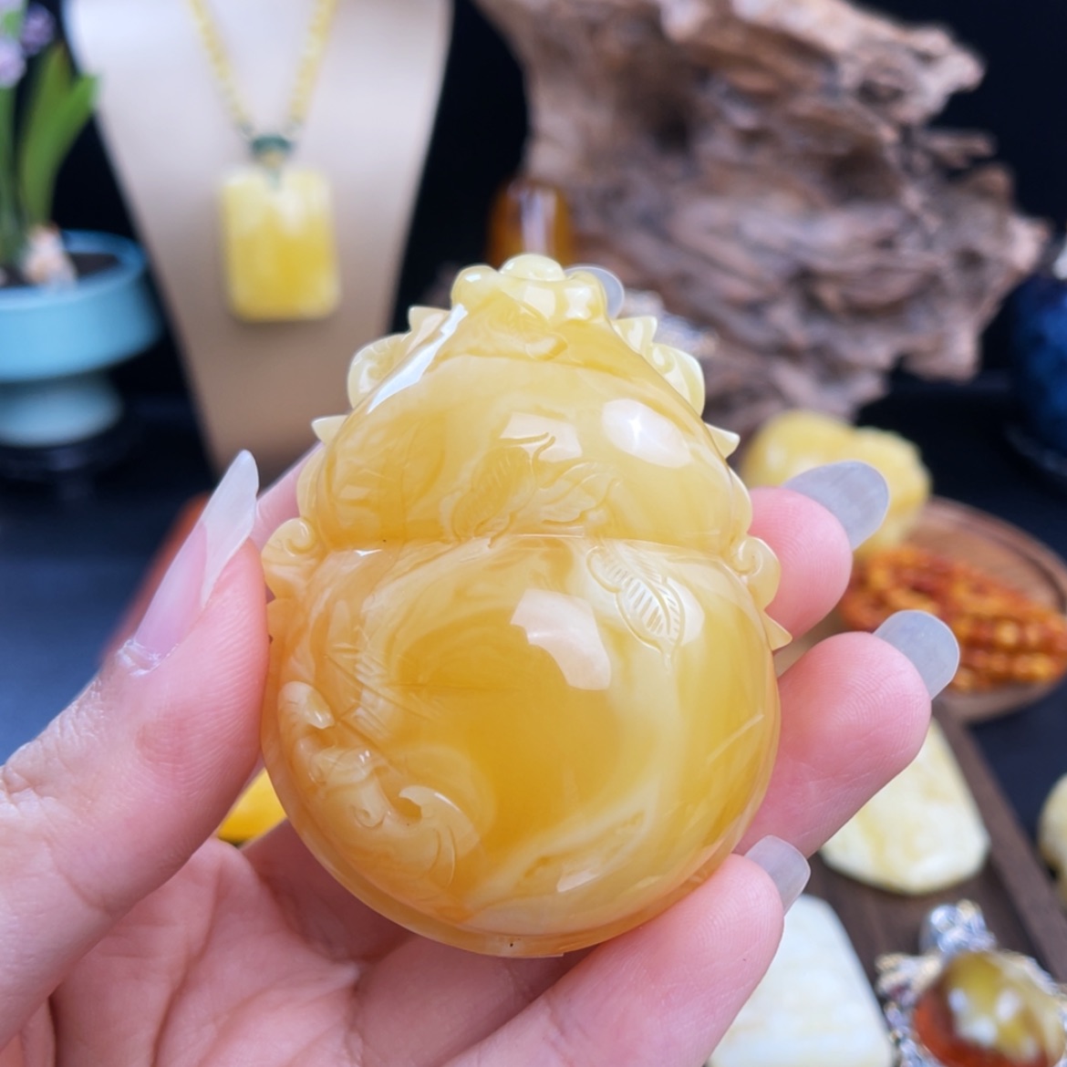 【闪购商品】琥珀珠宝奇石未镶嵌用****1