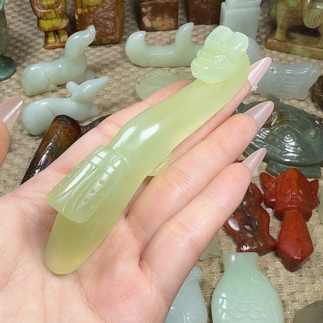 白玉菩提吊坠挂件