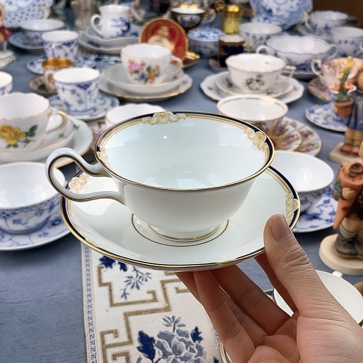 海外中古小房子盘子