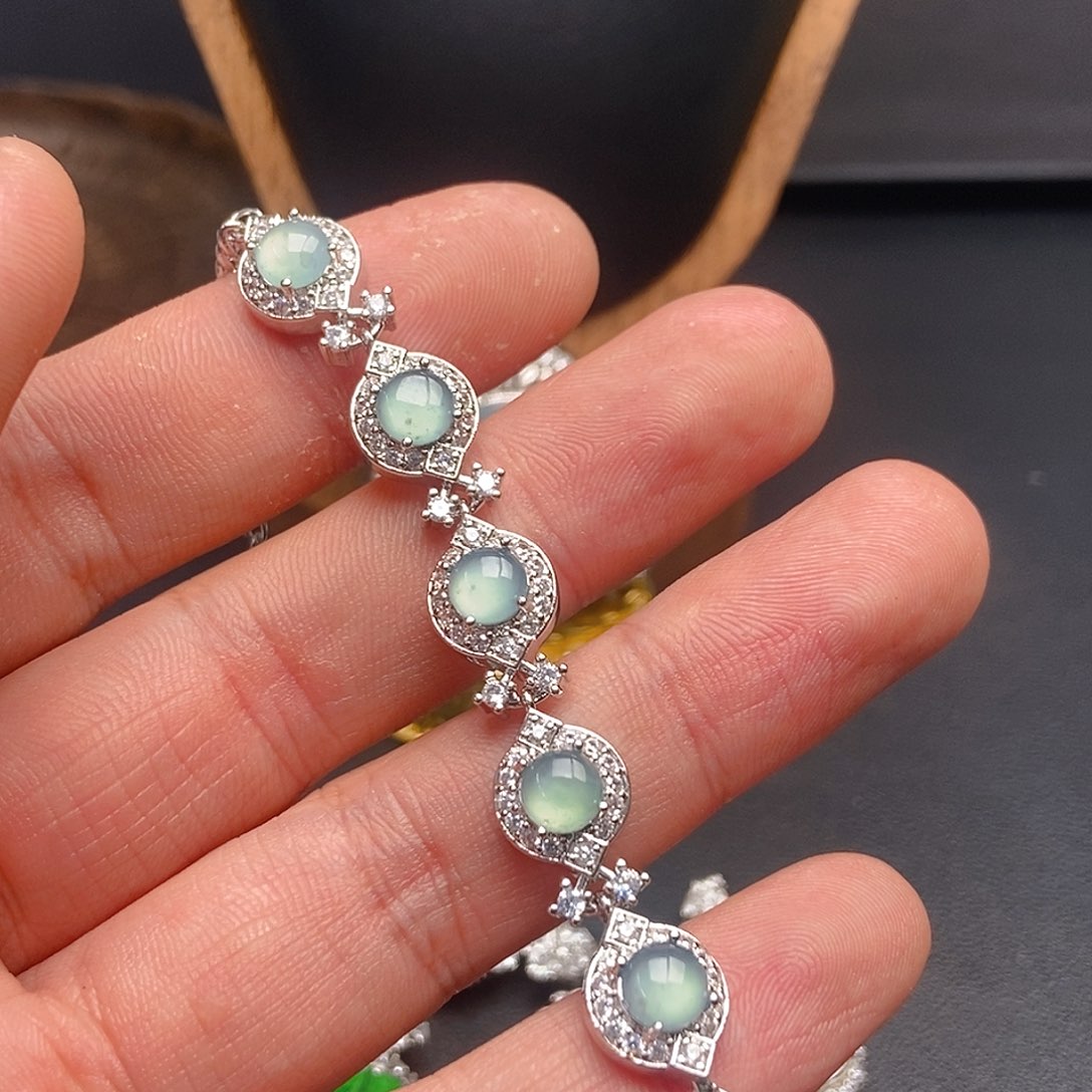 翡翠手链未镶嵌528手链