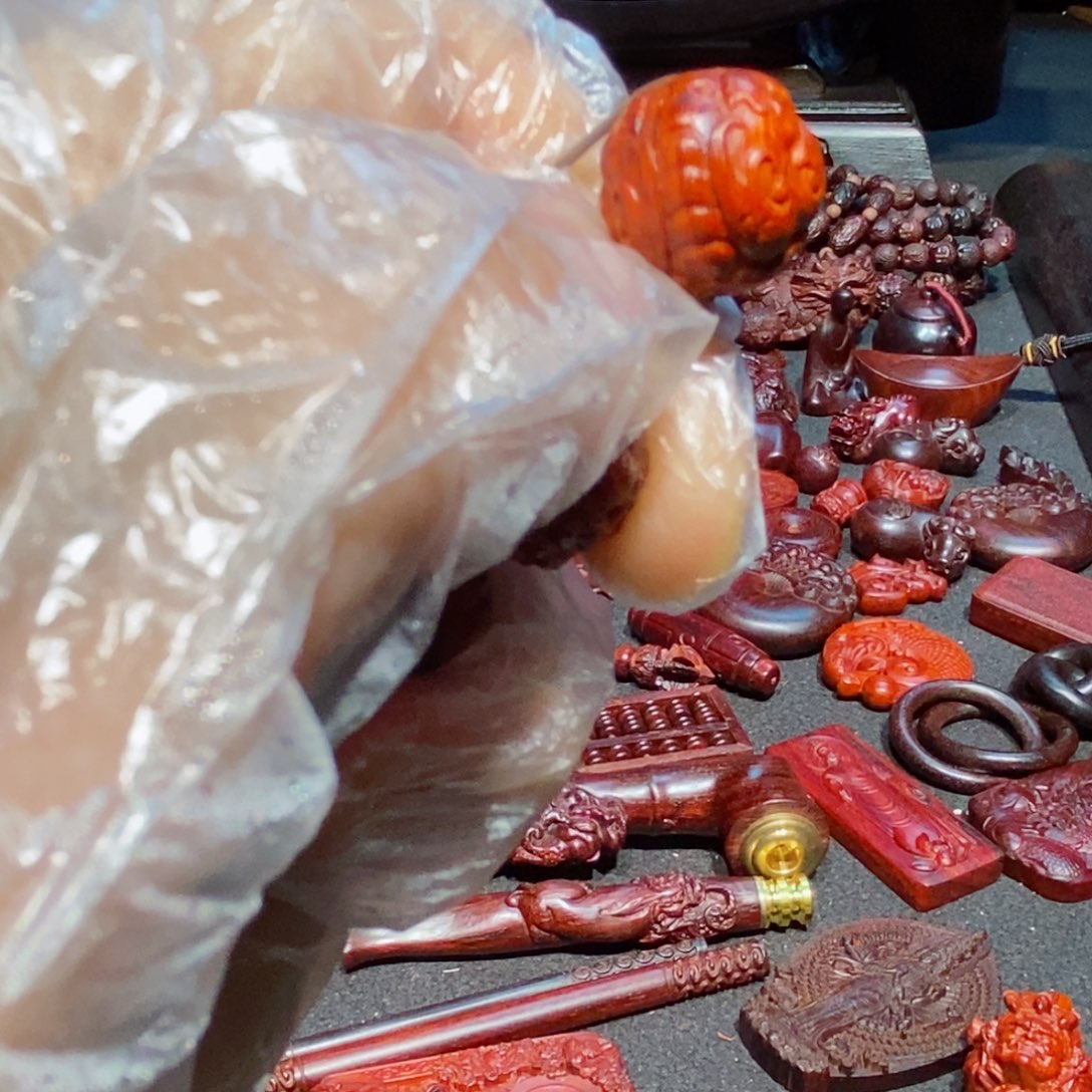 小叶紫檀手串/手链初**冬印度小叶紫檀手串